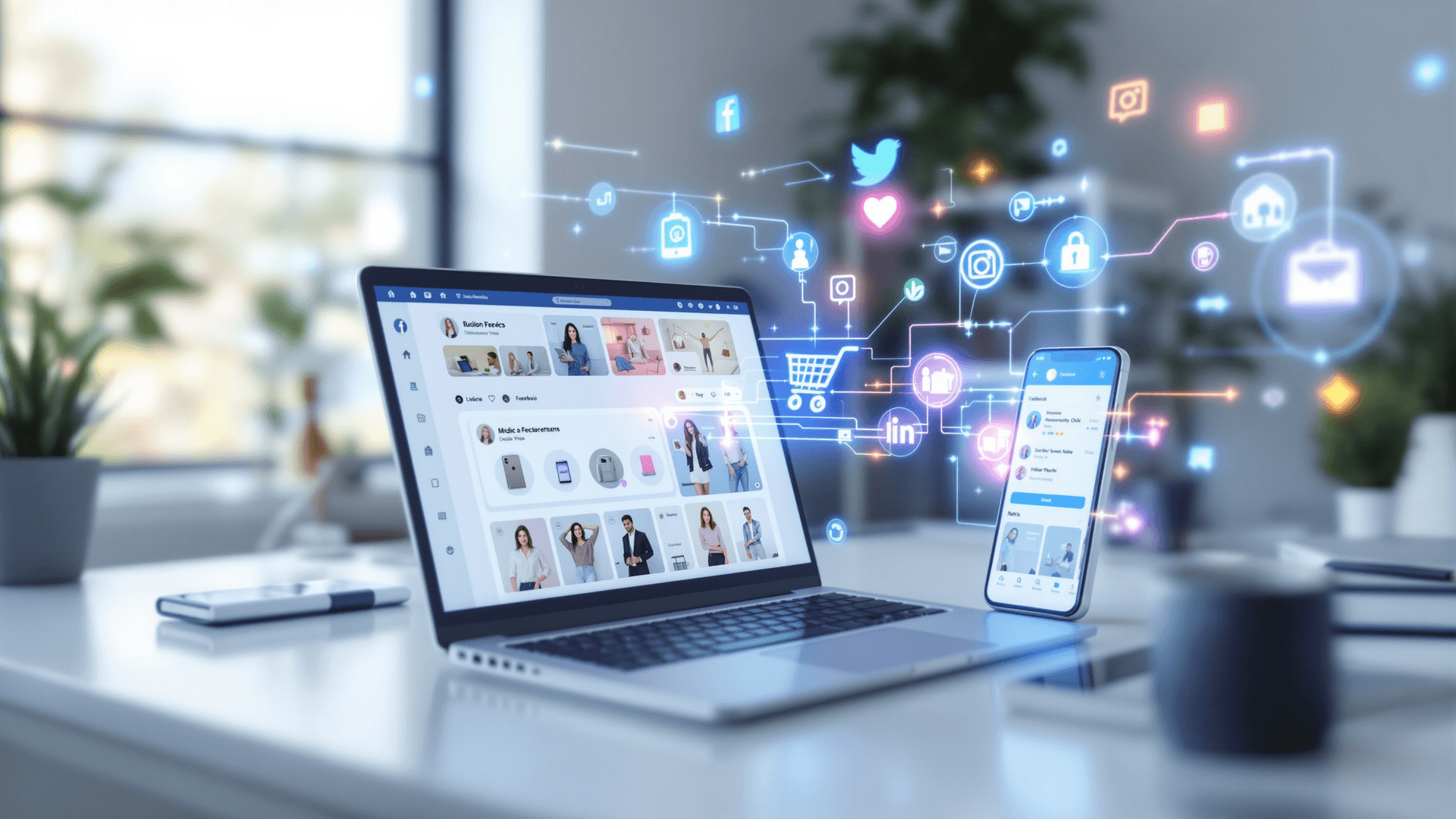 How do I integrate e-commerce with social media to boost sales?